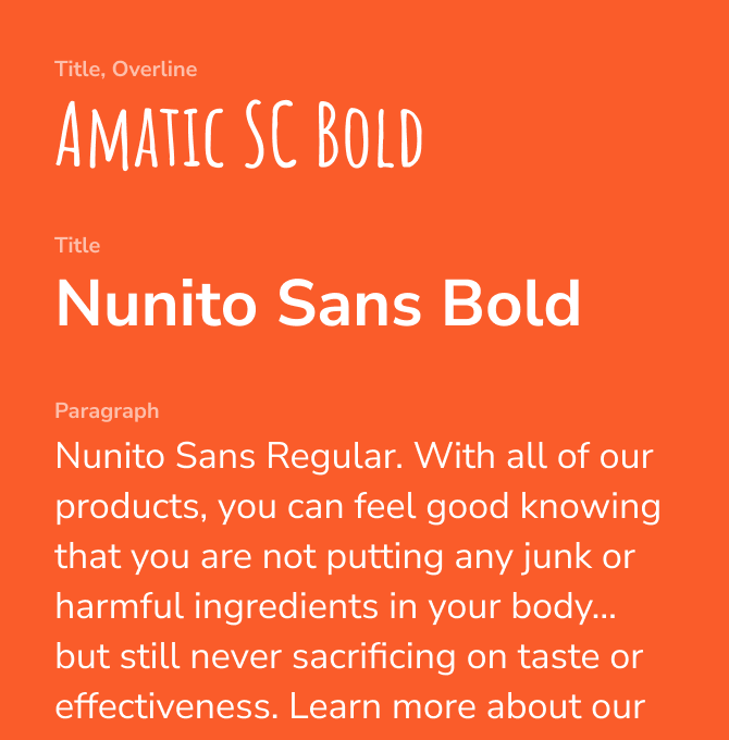 A text displayed in Nunito Sans Bold font.