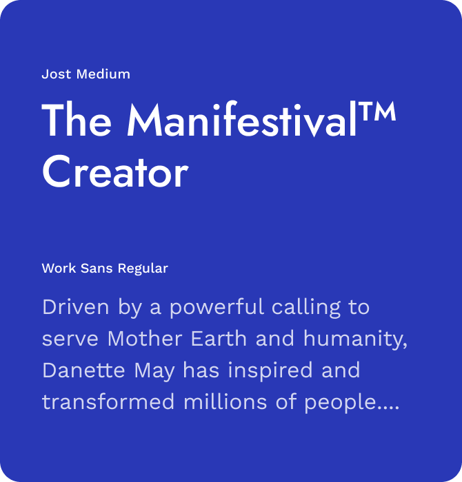 Visual representation of Jost Medium and Work Sans Regular fonts.