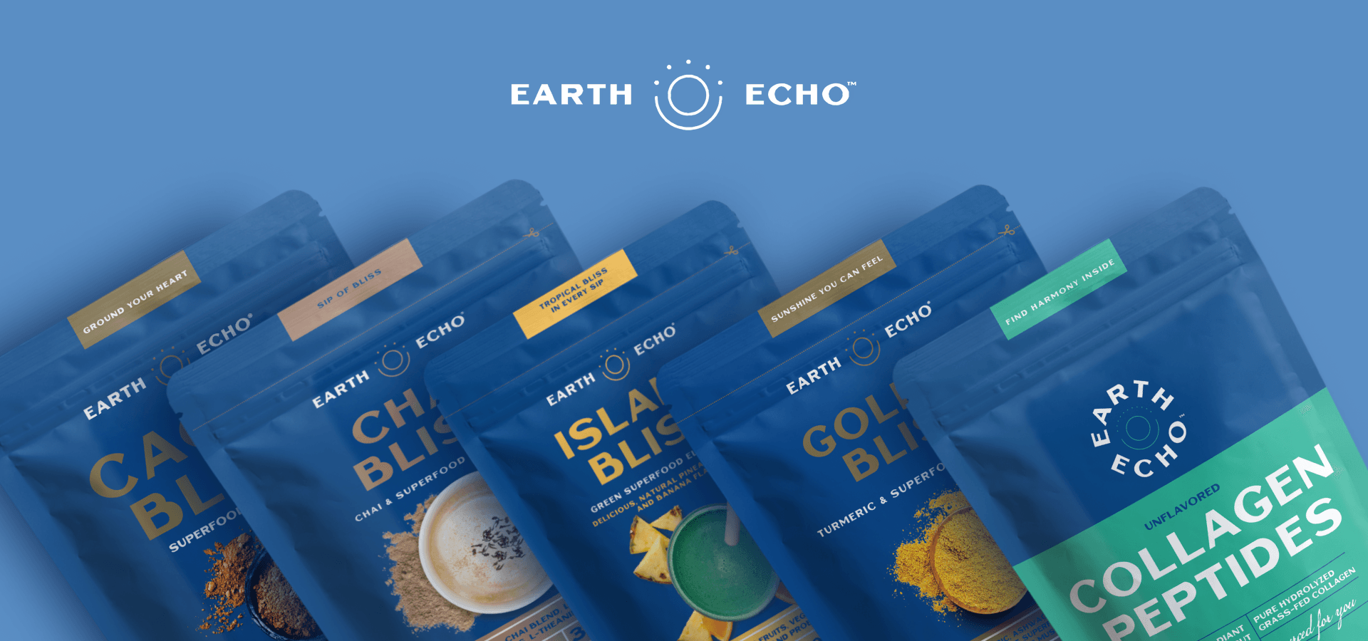 Earth Eco products packaging from different products.